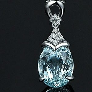 SALE Aquamarine Pendant